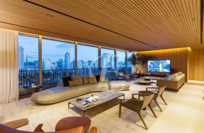 Cobertura 20 andar 4 suítes, 5 banheiros, 8 vagas à venda, 542 m² - itaim bibi -