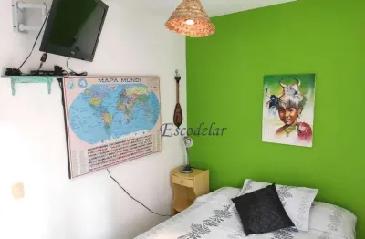 Apartamento com 1 quarto para alugar, curta temporada, 42 m²  -com vaga, bela vista - próximo hospital menino jesus