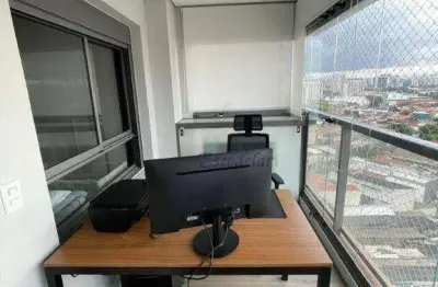 Apartamento com varanda, 2 quartos , 1 suite, à venda, 69 m² , 2 vagas- vila romana - próximo terminal lapa