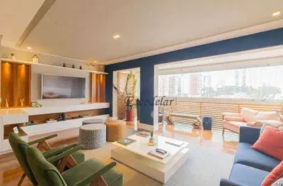 Apartamento com 3 dormitórios para alugar, 163 m² por r$ 19.100,00/mês - campo belo - são paulo/sp