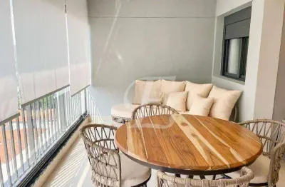 Apartamento com 3 dormitórios para alugar, 130 m² por R$ 18.360,00/mês - Campo Belo - São Paulo/SP