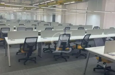 Andar corporativo para alugar, 586 m² , mobiliado,, 10 vagas, ar condicionado, brooklin, perto do shopping d&d