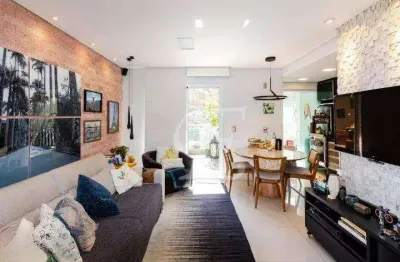 Apartamento duplex com 2 dormitórios à venda, 70 m² por r$ 1.495.000,00 - moema - são paulo/sp