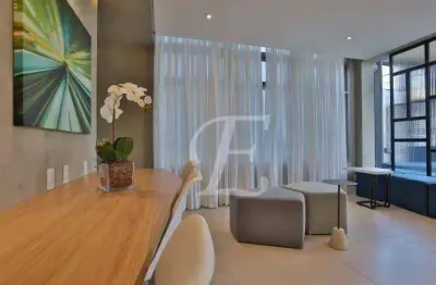 Apartamento com 1 dormitório à venda, 25 m² por r$ 420.000,00 - moema - são paulo/sp