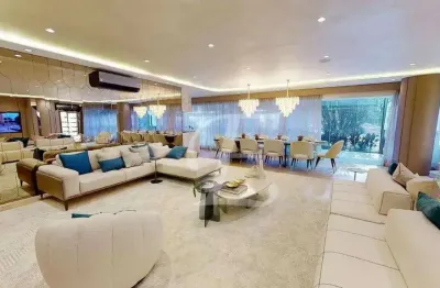 Apartamento com 4 dormitórios à venda, 251 m² por r$ 7.500.000,00 - moema - são paulo/sp