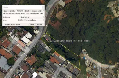 Terreno à venda, 1385 m² por r$ 1.490.000,00 - horto florestal - são paulo/sp