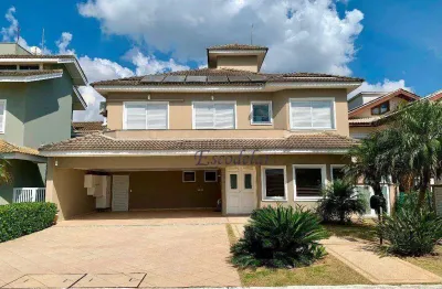 Casa belíssima com 4 suites à venda, 420 m² por r$ 4.200.000 - condominio fechado - residencial morada dos lagos - aldeia da serra - barueri/sp