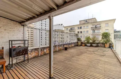 Cobertura com 3 quartos, sendo 1 suite, 3 banheiros, 3 vagas, à venda, 323 m² por r$ 2.980.000 - higienópolis - são paulo/sp