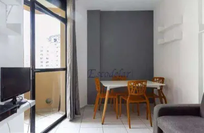 Apartamento com 1 dormitório à venda, 40 m² por r$ 490.000,00 - indianópolis - são paulo/sp