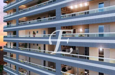 Apartamento com 2 dormitórios à venda, 79 m² por r$ 620.178,00 - canto do forte - praia grande/sp