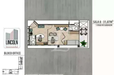 Sala à venda, 54 m² por r$ 543.000,00 - perdizes - são paulo/sp