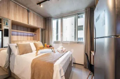 Apartamento com 1 dormitório para alugar, 17 m² por r$ 2.818,00/mês - cerqueira césar - são paulo/sp