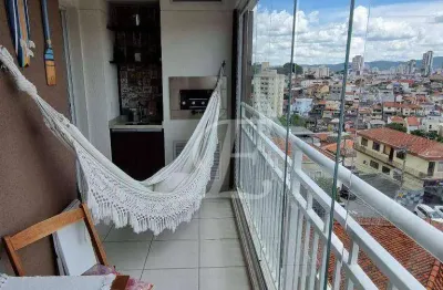 Apartamento com 2 dormitórios para alugar, 63 m² por r$ 3.819,17/ano - vila gustavo - são paulo/sp