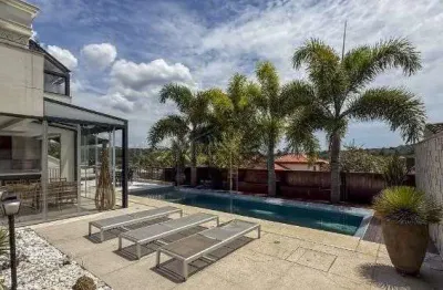 Casa mobiliada com 4 dormitórios à venda, 530 m² por r$ 6.900.000 - alphaville - santana de parnaíba/sp