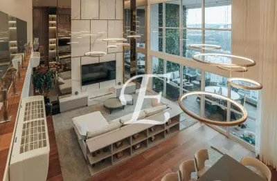 Apartamento alto padrão à venda em alphaville empresarial – 4 suítes, 338m² e lazer completo