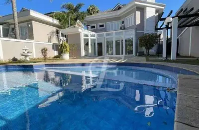 Casa com 5 dormitórios para alugar, 600 m² por r$ 25.208,14/mês - alphaville - santana de parnaíba/sp