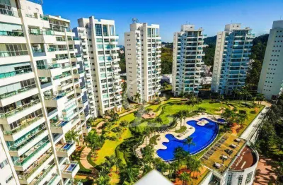 Apartamento com 4 dormitórios à venda, 367 m² por r$ 4.700.000,00 - tamboré - santana de parnaíba/sp