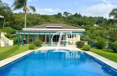 Casa luxuosa com 5 dormitórios à venda, 1000 m² por r$ 7.500.000 - alpes da cantareira - mairiporã/sp