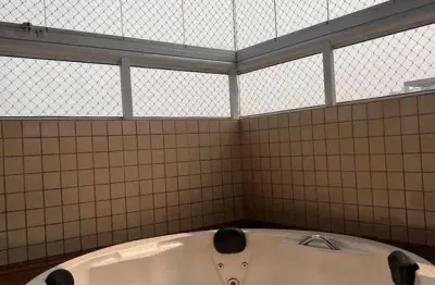 Cobertura à venda em praia grande, guilhermina, com 3 quartos, 130m²