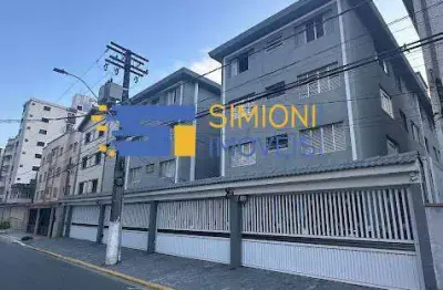 Apartamento à venda em praia grande, guilhermina, com 1 quarto, 36m²