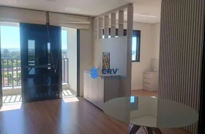 Apartamento com 1 dormitório para alugar, 45 m² por r$ 3.250,00/mês - gleba fazenda palhano - londrina/pr