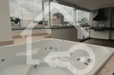 Cobertura de luxo no condomínio cs terraços sta terezinha em são bernardo do campo - 3 quartos, 1 suíte, 2 salas, 2 banheiros, 2 vagas, 120m²
