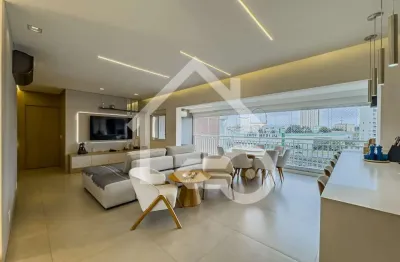 Apartamento de luxo na chácara inglesa: 3 quartos, 3 suítes, 2 salas, 4 banheiros, 2 vagas de garagem - 151m² de pura sofisticação!