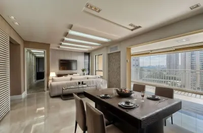 Apartamento de luxo no centro de são bernardo do campo-sp: 3 quartos, 3 suítes, 1 sala, 4 banheiros, 3 vagas de garagem, 155m².