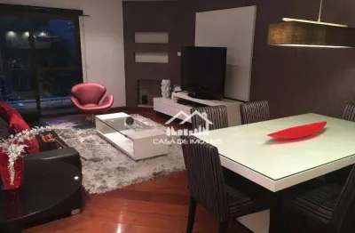 Apartamento todo mobiliado e equipado com 3 dormitórios à venda, 158 m² por r$ 1.596.000 - brooklin paulista - são paulo/sp