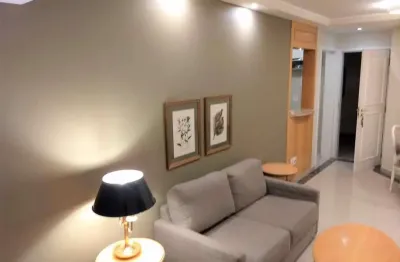 Aluga apatamento mobiliado com 38m² em moema índios.