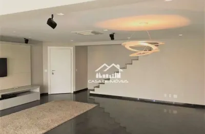 Apartamento duplex de alto padrão com varanda gourmet. 4 suítes. 4 vagas.