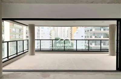 Apartamento novo à venda, no contrapiso, 206m² nos jardins, 3 suítes, 4 vagas