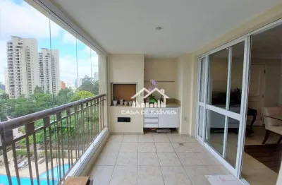 Vende apartamento de 130m² com varanda gourmet e vista para o parque burle marx