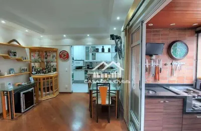 Vende apartamento com 98m², 3 suítes e varanda gourmet em moema.