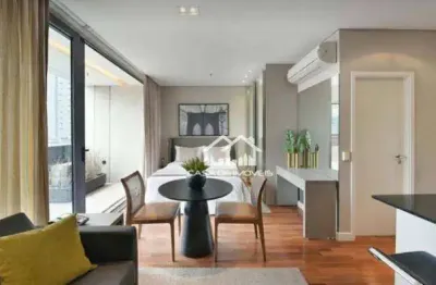 Vende apartamento mobiliado, alto padrão, com renda, na vila nova conceição.
