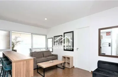 Apartamento mobiliado para locação em pinheiros, 57m², 1 suíte, 1 vaga