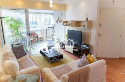 Vende amplo apartamento com 3 suítes, 3 vagas de garagem, lavabo, em andar alto, com 105 m² no brooklin