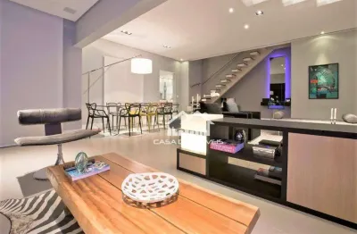 Apartamento à venda no brooklin, todo mobiliado, maravilhoso, 302m², 4 suítes, 4 vagas