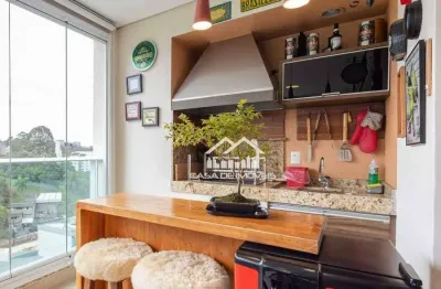 Vende lindíssimo apartamento em condomínio clube no panamby com 129m² e varanda gourmet.
