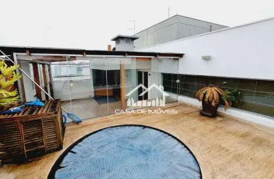 Vende linda cobertura com piscina, churrasqueira e 3 suítes na vila andrade.
