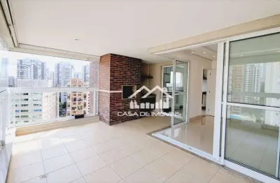 Vende apartamento com 137m², varanda gourmet e 3 suítes no morumbi.