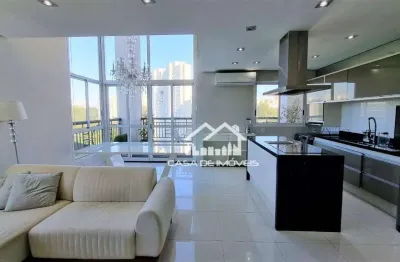 Vende apartamento duplex com 104m², mobiliado, no panamby.