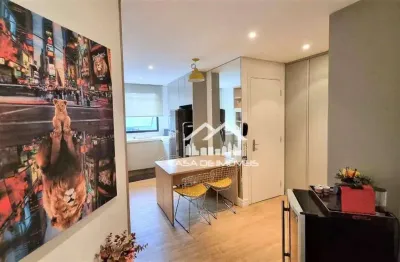 Lindo apartamento com 37m² à venda, 100% mobiliado, na vila nova conceição.