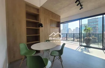 Vende ou aluga apartamento com 45m², alto padrão próximo a faria lima.