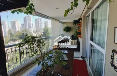 Vende excelente apartamento com 170m², varanda gourmet, 3 suítes e lazer clube na vila andrade.