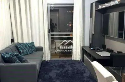 Vende apartamento com 45m², 1 dormitório, 1 vaga, lazer, no brooklin.