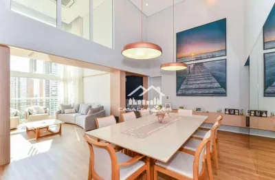 Vende apartamento com pé direito duplo, 157m², 2 suítes, 2 vagas, na vila andrade.