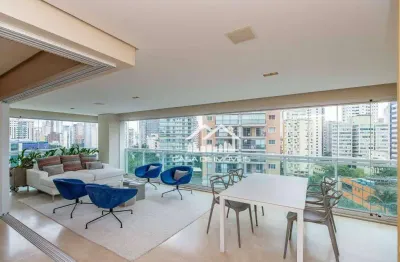 Vende apartamento com 158m², 3 suítes, varanda gourmet e lazer completo, na vila nova conceição.