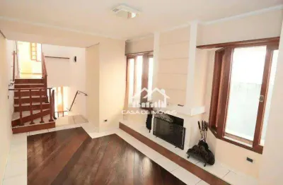 Vende casa tipo sobrado com 163m², 3 suítes, churrasqueira, no jardim londrina.