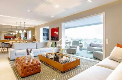 Vende apartamento com 171m², 3 suítes, varanda com churrasqueira, 3 vagas e lazer clube, na vila andrade.